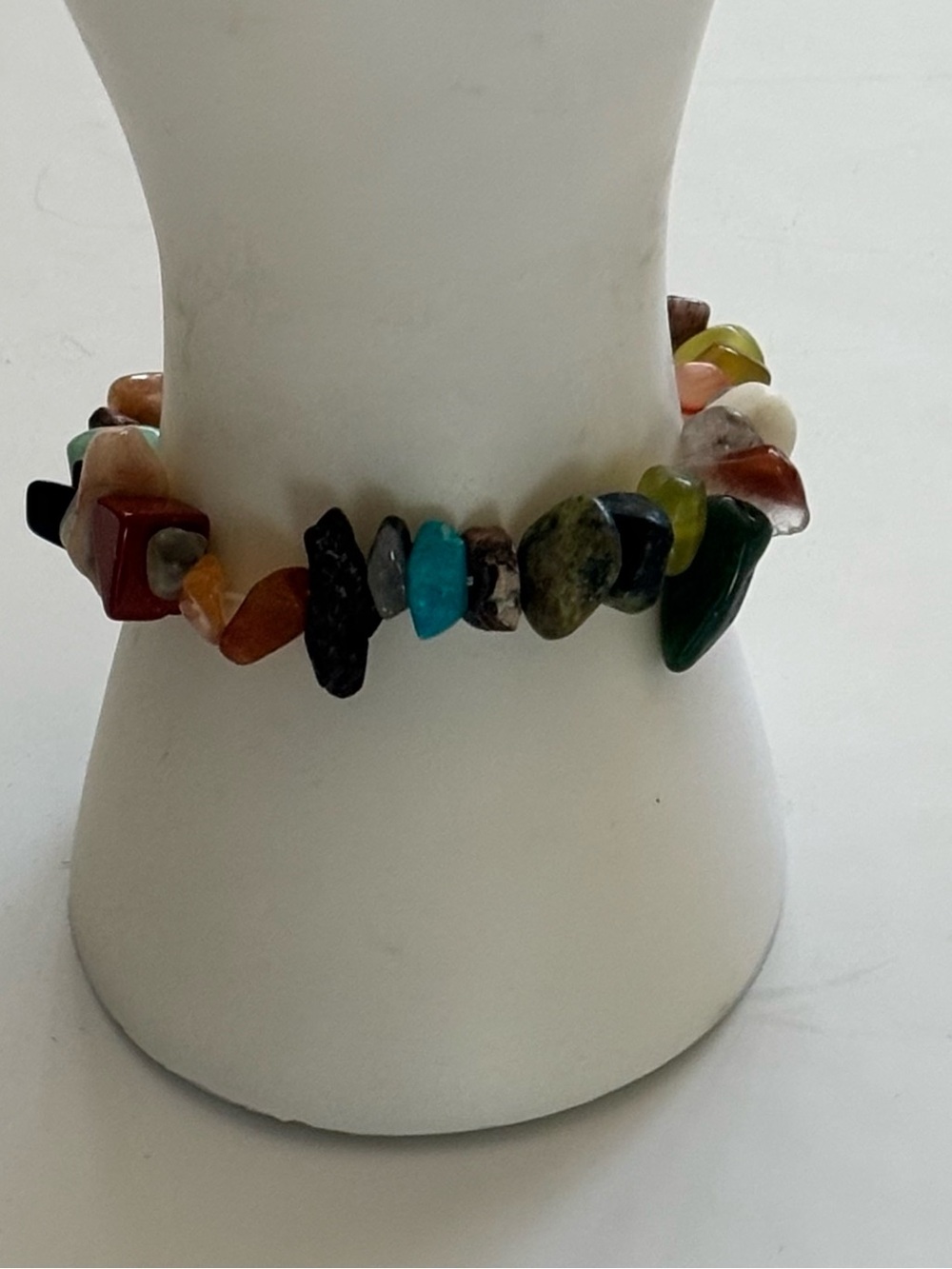 Multicolor Quartz Gemstone Bracelet